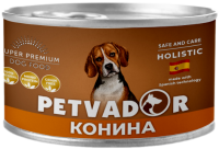 Полноценный беззерновой влажный корм суперпремиум класса для собак всех стадий жизни конина с тыквой и льняным маслом, 100 гр.