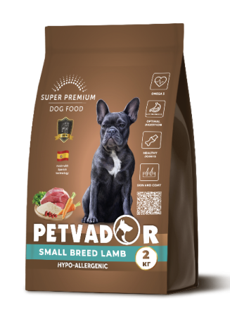 Полнорационный сухой корм для взрослых собак мелких пород с чувствительным пищеварением