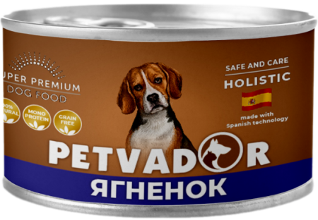 Полноценный беззерновой влажный корм суперпремиум класса для собак всех стадий жизни ягненок с бататом и льняным маслом, 100 гр.